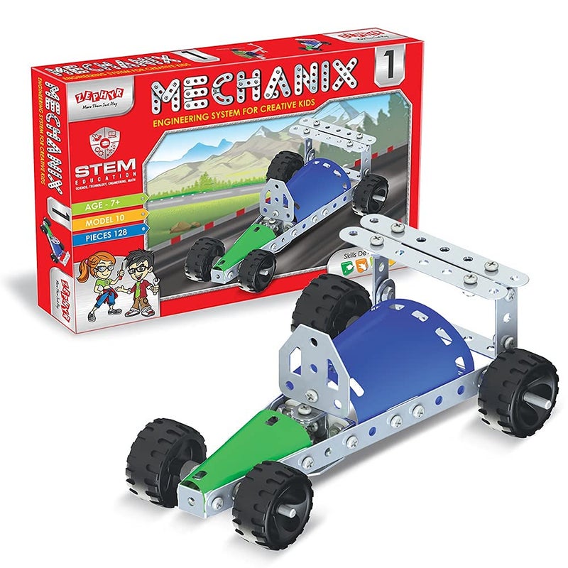 ZEPHYR Mechanix-1 STEAM Educational Toy Building and Construction Set for Kids Age 7+ - Image 1